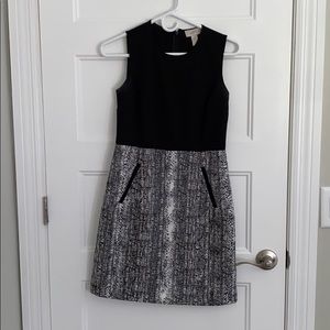 Black dress with detailed bottom